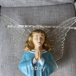 Vintage Raylite Paramount Lighted Musical Angel Wall Hang Silent Night WORKING Vintage Raylite Paramount Lighted Musical Angel Wall Hang Silent Night WORKING