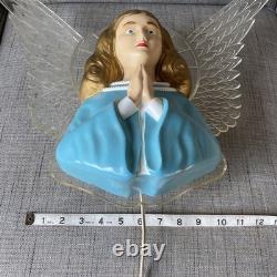 Vintage Raylite Paramount Lighted Musical Angel Wall Hang Silent Night WORKING Vintage Raylite Paramount Lighted Musical Angel Wall Hang Silent Night WORKING
