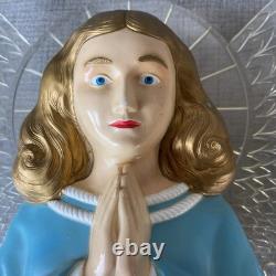Vintage Raylite Paramount Lighted Musical Angel Wall Hang Silent Night WORKING Vintage Raylite Paramount Lighted Musical Angel Wall Hang Silent Night WORKING
