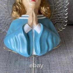 Vintage Raylite Paramount Lighted Musical Angel Wall Hang Silent Night WORKING Vintage Raylite Paramount Lighted Musical Angel Wall Hang Silent Night WORKING
