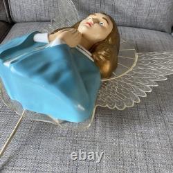 Vintage Raylite Paramount Lighted Musical Angel Wall Hang Silent Night WORKING Vintage Raylite Paramount Lighted Musical Angel Wall Hang Silent Night WORKING
