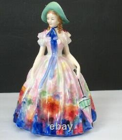 Vintage Royal Doulton Woman Figurine, EASTER DAY, Dress/Hat/Parasol HN 2039