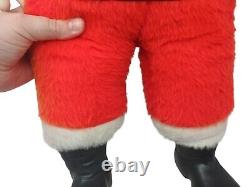 Vintage Rubber Face Santa With Rubber Hands & Boots 29 Rare Rushton