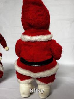 Vintage Rushton Co. Coca Cola Santa Claus Christmas Plush Toy Doll Decorantique