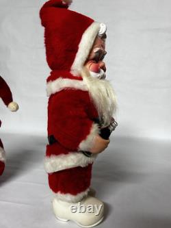 Vintage Rushton Co. Coca Cola Santa Claus Christmas Plush Toy Doll Decorantique