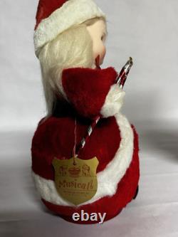 Vintage Rushton Co. Coca Cola Santa Claus Christmas Plush Toy Doll Decorantique