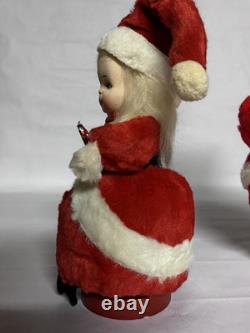 Vintage Rushton Co. Coca Cola Santa Claus Christmas Plush Toy Doll Decorantique