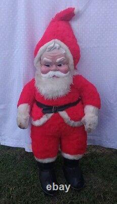 Vintage Rushton Company 40 Rubber Faced Santa ORIGINAL EXTREMELY RARE