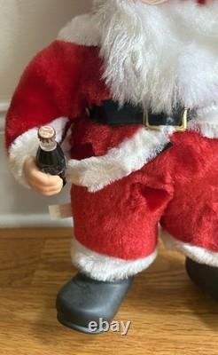 Vintage Rushton Pixie Face Santa Claus Black Rubber Boots Great Condition