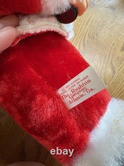 Vintage Rushton Pixie Face Santa Claus Black Rubber Boots Great Condition