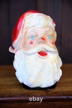 Vintage Santa Claus Chalkware Christmas Bank 1940s Chimney VERY RARE