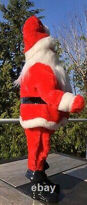 Vintage Santa Claus Christmas Store Display Advertising Standing Harold Gale