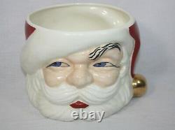 Vintage Santa Claus Eggnog / Punch Bowl, 8 Mugs, Ladle 1955 Christmas