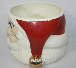 Vintage Santa Claus Eggnog / Punch Bowl, 8 Mugs, Ladle 1955 Christmas