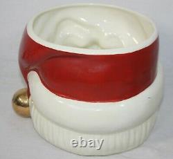Vintage Santa Claus Eggnog / Punch Bowl, 8 Mugs, Ladle 1955 Christmas