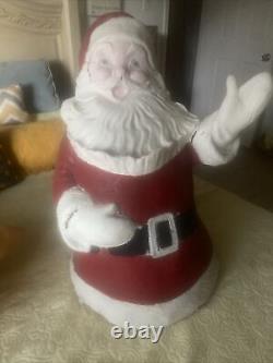 Vintage Santa Claus Store Display Chimney Topper 1950's-60's