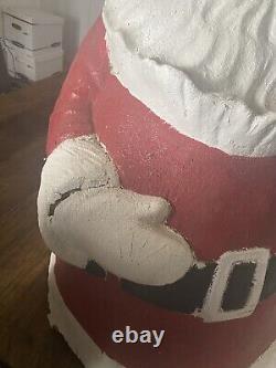 Vintage Santa Claus Store Display Chimney Topper 1950's-60's