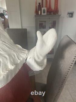 Vintage Santa Claus Store Display Chimney Topper 1950's-60's