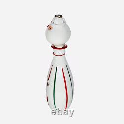 Vintage Shafford Christmas Spirits Santa Claus Decanter Bottle Pixieware 1950s