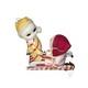Vintage Snow Baby Candy Striped Christmas Pixie Elf Japan Candy Canes Posable