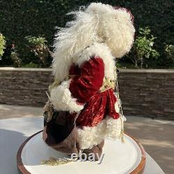 Vintage Stone Soup Santa Claus Handmade By Shelie Mccall 2001 Signed 21
