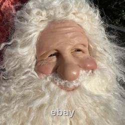Vintage Stone Soup Santa Claus Handmade By Shelie Mccall 2001 Signed 21