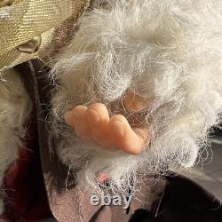 Vintage Stone Soup Santa Claus Handmade By Shelie Mccall 2001 Signed 21