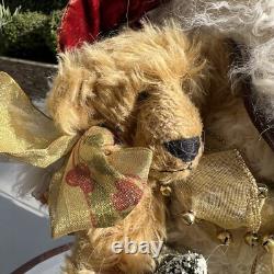 Vintage Stone Soup Santa Claus Handmade By Shelie Mccall 2001 Signed 21