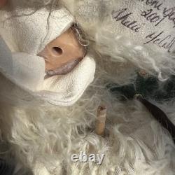 Vintage Stone Soup Santa Claus Handmade By Shelie Mccall 2001 Signed 21