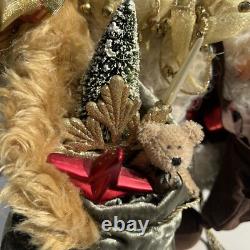 Vintage Stone Soup Santa Claus Handmade By Shelie Mccall 2001 Signed 21