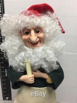 Vintage Telco Animated Christmas Santa's Helper Toy Maker Elf Batteries 2C 17