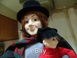 Vintage Telco Bob Cratchet With Tiny Tim Motionette Works Perfect