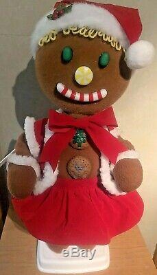 Vintage Telco Christmas Animated Motion-ette Gingerbread Girl