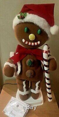 Vintage Telco Christmas Animated Motion-ette Gingerbread Man