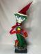 Vintage Telco Frank E Post Singing Animated Christmas Lamp Post Tested Works