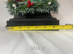 Vintage Telco Frank E Post Singing Animated Christmas Lamp Post Tested Works