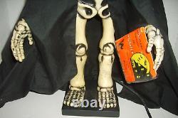 Vintage Telco Motionettes Grim Reaper Skeleton Animated Halloween Figure & Box