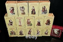 Vintage The International Santa Claus Collection Lot of 14 Figurines FREE SHIP