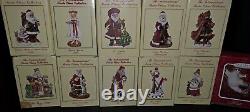 Vintage The International Santa Claus Collection Lot of 14 Figurines FREE SHIP