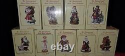 Vintage The International Santa Claus Collection Lot of 14 Figurines FREE SHIP