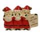 Vintage Three Wise Santas Christmas Ceramic Bank Figurine Japan Rare