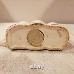Vintage Three Wise Santas Christmas Ceramic Bank Figurine Japan RARE