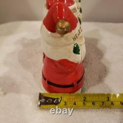 Vintage Three Wise Santas Christmas Ceramic Bank Figurine Japan RARE