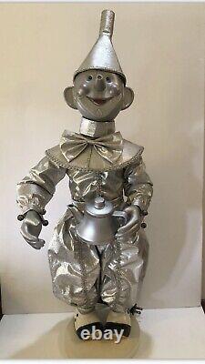 Vintage Tinman 1987 Mechanical Wizard of Oz Kurt Adler Christmas Display Tin Man