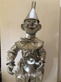 Vintage Tinman 1987 Mechanical Wizard of Oz Kurt Adler Christmas Display Tin Man