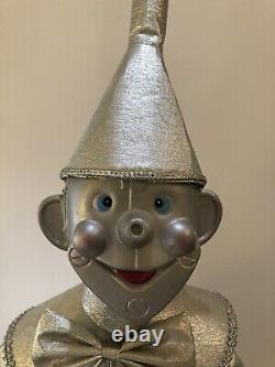 Vintage Tinman 1987 Mechanical Wizard of Oz Kurt Adler Christmas Display Tin Man