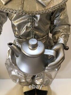 Vintage Tinman 1987 Mechanical Wizard of Oz Kurt Adler Christmas Display Tin Man