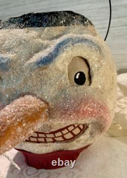 Vintage Trout Creek Virginia Betourne Snowman Jack O Lantern Folk Art