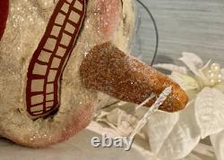 Vintage Trout Creek Virginia Betourne Snowman Jack O Lantern Folk Art
