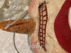 Vintage Trout Creek Virginia Betourne Snowman Jack O Lantern Folk Art